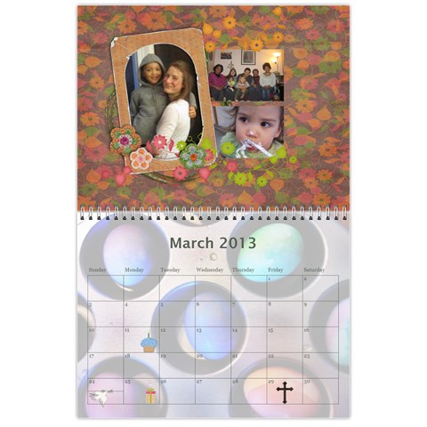 Calendar 2013 For Jisca By Elizabeth Marcellin Mar 2013