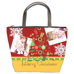 merry christmas - Bucket Bag