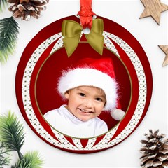 Christmas Round Ornament - Ornament (Round)