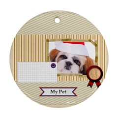 merry christmas - Ornament (Round)