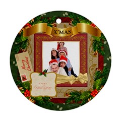 merry christmas - Ornament (Round)