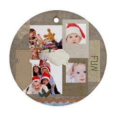 merry christmas - Ornament (Round)