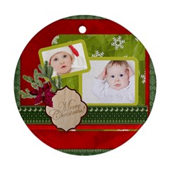 merry christmas - Ornament (Round)