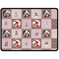 Christmas Fleece Blanket (Extra Large) - Fleece Blanket (Large)