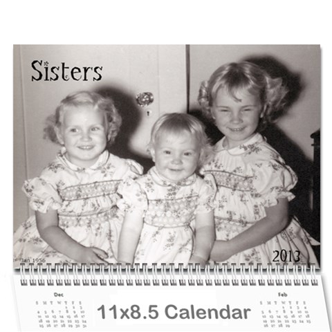 Sisters Calendar For Nesi By Debra Macv Cover
