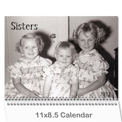 Sisters calendar for Nesi - Wall Calendar 11  x 8.5  (12-Months)