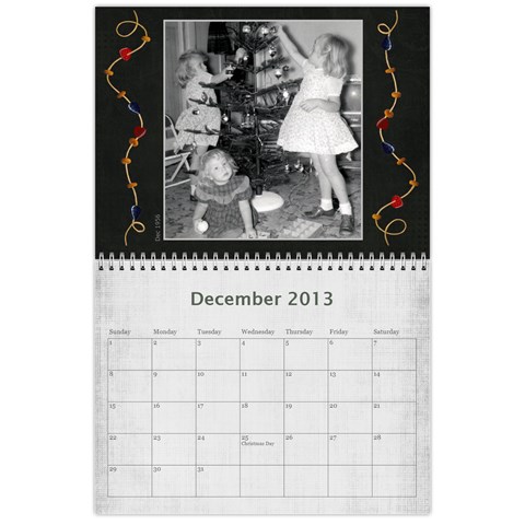 Sisters Calendar For Nesi By Debra Macv Dec 2013