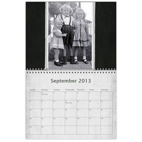 Sisters Calendar For Nesi By Debra Macv Sep 2013