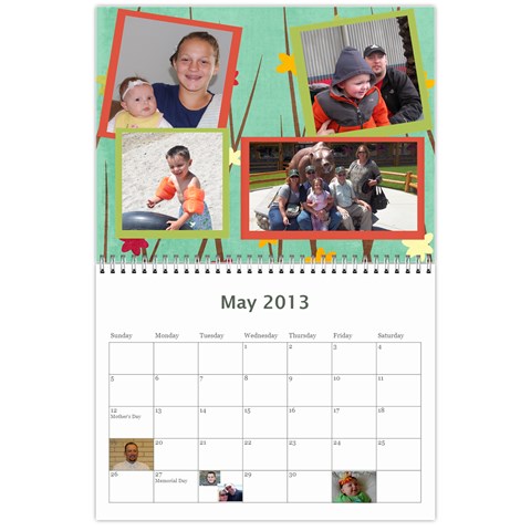 2013 Calendar By Joy May 2013