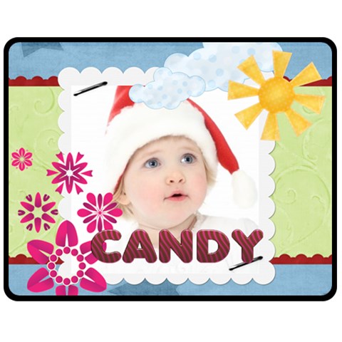 Candy By Jo Jo 60 x50  Blanket Front