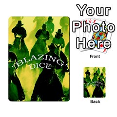 Blazing Dice -2 - Multi-purpose Cards (Rectangle)