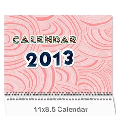 Cal 2013 - Wall Calendar 11  x 8.5  (12-Months)