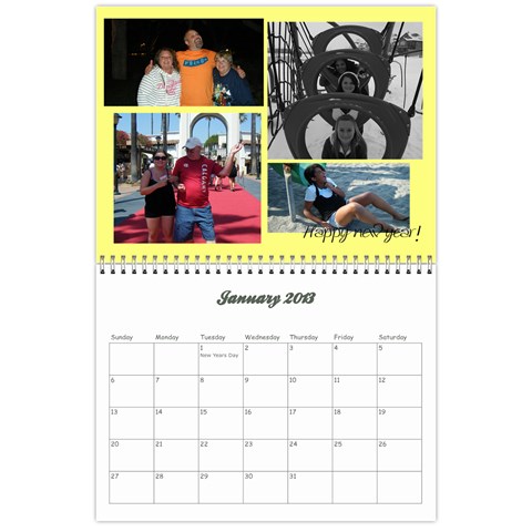 Calendar 2013 By Krista Jan 2013