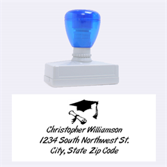 Graduation School Address Stamp