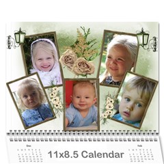 dedushka loni - Wall Calendar 11  x 8.5  (12-Months)