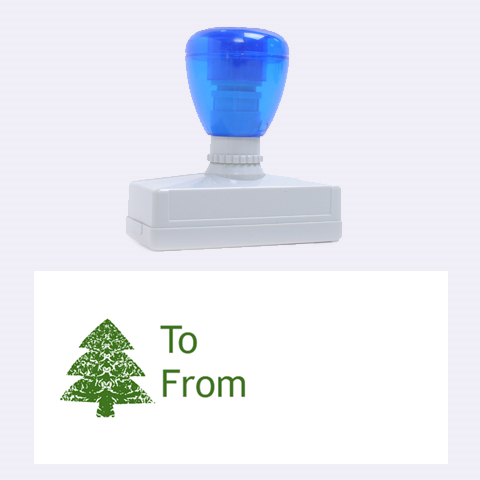 Christmas Tree Rubber Stamp (large) By Deborah 2.26 x1.05  Stamp