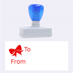Bow Gift Stamp Rubber (large)