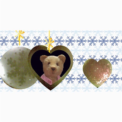 10 Christmas Cards With Place For Your Photo And Some Text By Riksu 8 x4  Photo Card - 2