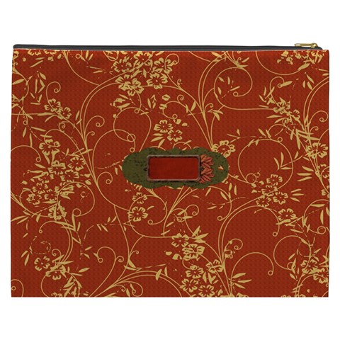 Autumn Story Xxxl Cosmetic Bag 1 By Lisa Minor Back