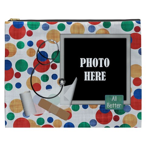 All Better Xxxl Cosmetic Bag 1 By Lisa Minor Front