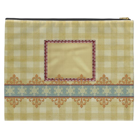 Quilted Xxxl Cosmetic Bag 1 By Lisa Minor Back