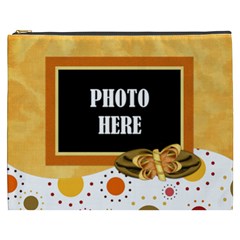 Tangerine Breeze XXXL Cosmetic Bag 1 - Cosmetic Bag (XXXL)