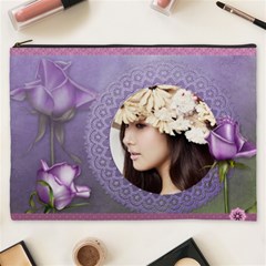 Elegance-purple Cosmetic Bag (XXXL) 