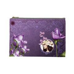 Elegance-purple Cosmetic Bag (L)  - Cosmetic Bag (Large)