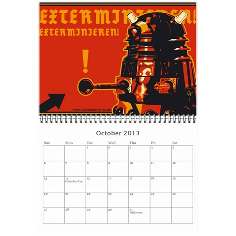 Whocalendar By Lindy Hafner Oct 2013