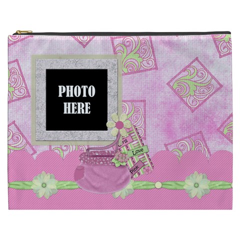 Zoey Xxxl Cosmetic Bag 1 By Lisa Minor Front