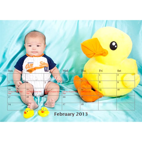 Desktop Calendar By Vivi Feb 2013