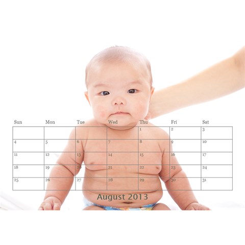Desktop Calendar By Vivi Aug 2013