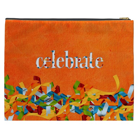 Celebrate May Xxxl Cosmetic Bag 1 By Lisa Minor Back
