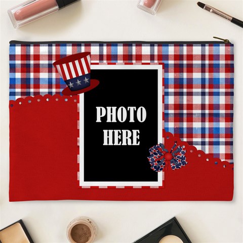 My Country Xxxl Cosmetic Bag 1 By Lisa Minor Back