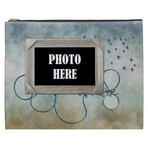 My Blue Inspiration Xxxl Cosmetic Bag 1 By Lisa Minor Front