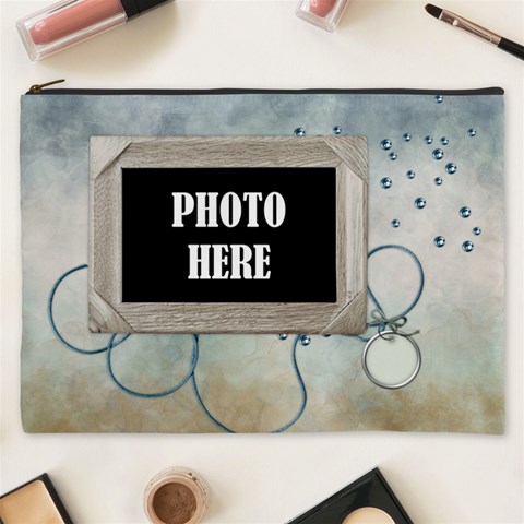 My Blue Inspiration Xxxl Cosmetic Bag 1 By Lisa Minor Front