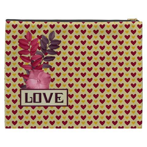 February 365 Xxxl Cosmetic Bag 1 By Lisa Minor Back