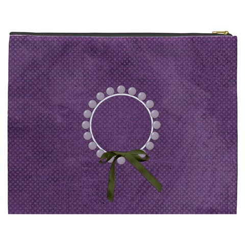 March 365 Xxxl Cosmetic Bag 1 By Lisa Minor Back