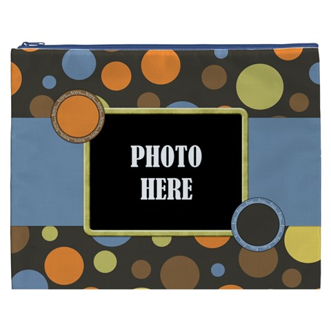 Basically Boy Xxxl Cosmetic Bag 1 By Lisa Minor Front