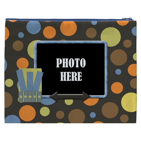 Basically Boy Xxxl Cosmetic Bag 1 By Lisa Minor Back