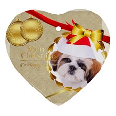 merry christmas - Heart Ornament (Two Sides) merry christmas - Heart Ornament (Two Sides)