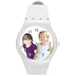 mimis watch - Round Plastic Sport Watch (M)