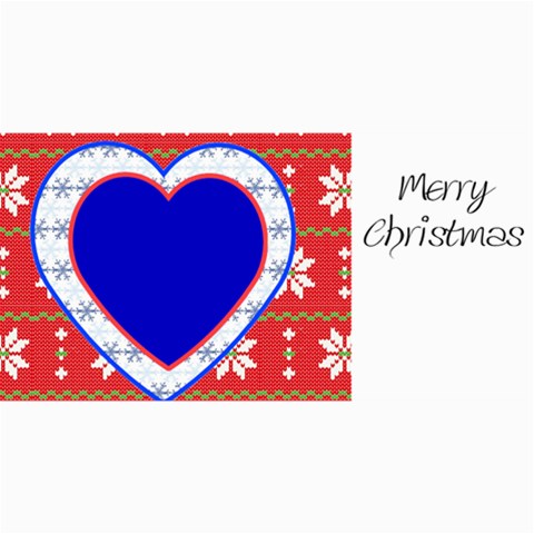 10 Christmas Cards 3 (hearts) Your Photo,text By Riksu 8 x4  Photo Card - 1