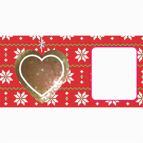 10 Christmas Cards 3 (hearts) Your Photo,text By Riksu 8 x4  Photo Card - 5