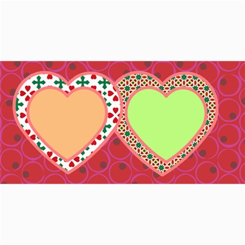 10 Christmas Cards 3 (hearts) Your Photo,text By Riksu 8 x4  Photo Card - 8