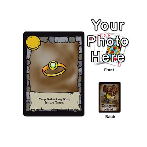 Dungeondelver 54playingcardsmini By David Barry Front - Spade7