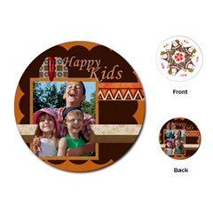 merry christmas - Playing Cards Single Design (Round) merry christmas - Playing Cards Single Design (Round)