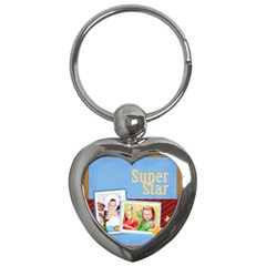 merry christmas - Key Chain (Heart)