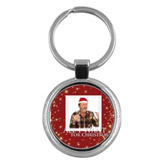 merry christmas - Key Chain (Round)