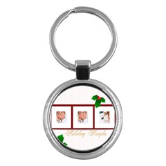 merry christmas - Key Chain (Round)